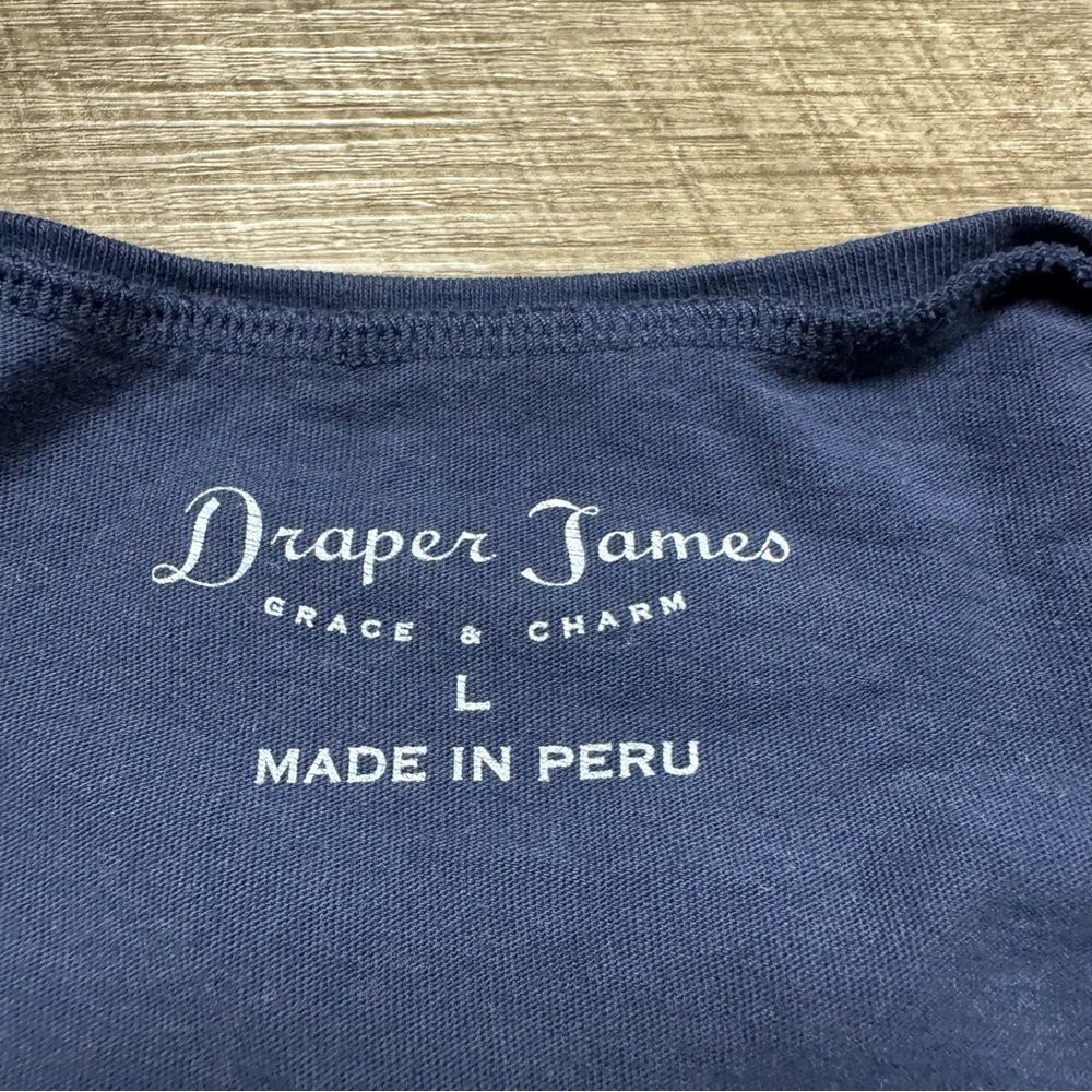 Draper James “Oh My Stars” T-Shirt Size Large 100% Cotton - Picture 5 of 7